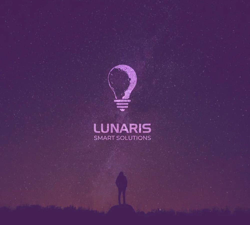 Lunaris logo design by Terry Bogard
